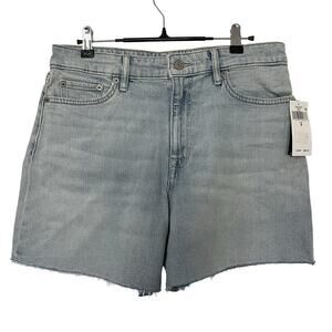 Lauren Ralph Lauren Womens High Rise Cutoff Denim Shorts Size 8‎ Light Wash NWT